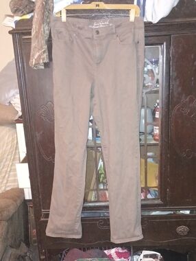Gloria Vanderbilt Brown Slim All-Around Pants